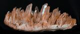 Amazing Tangerine Quartz Crystal Cluster - Madagascar #32264-3